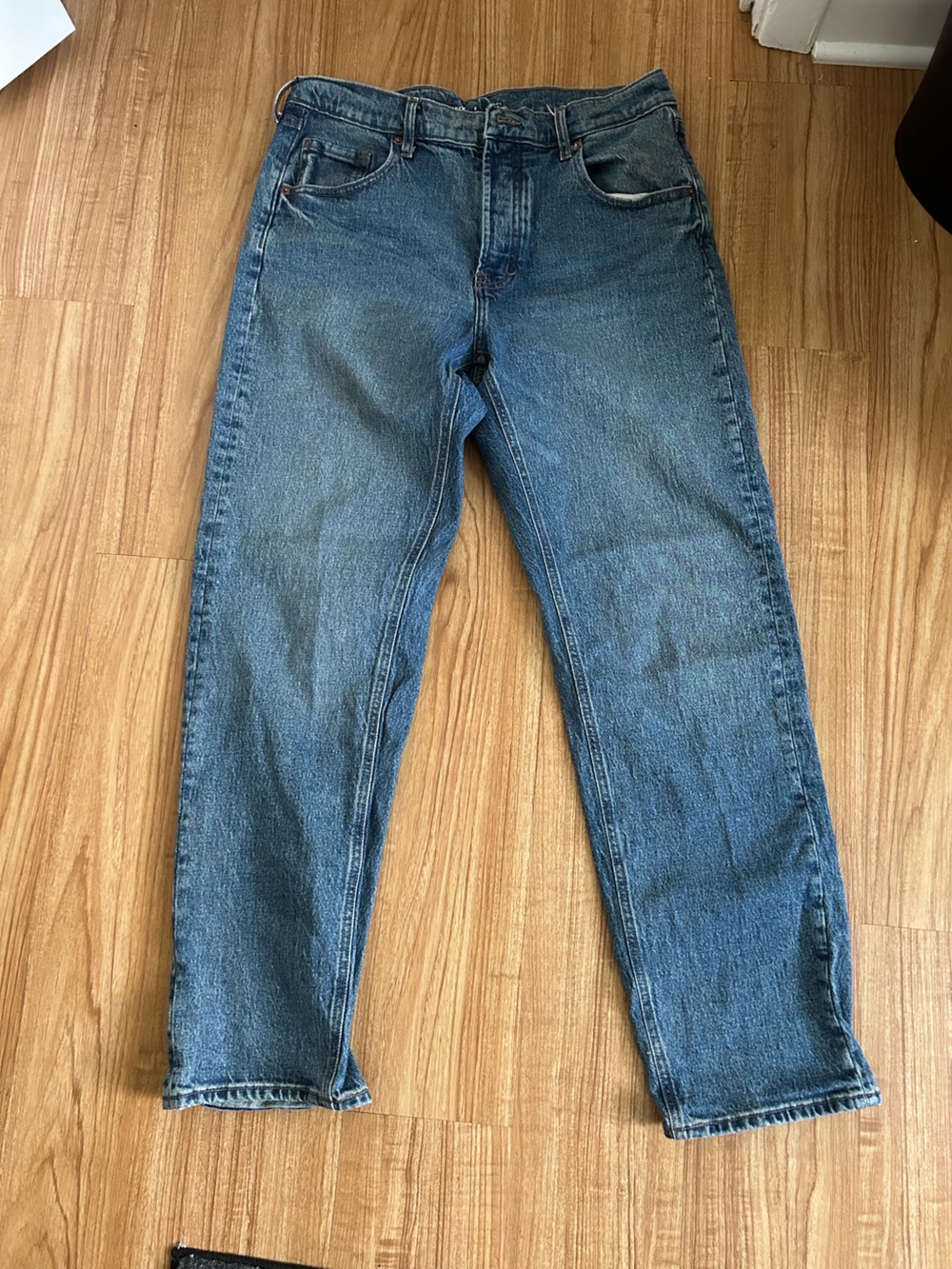 Old Navy Blue slouchy Straight Jeans